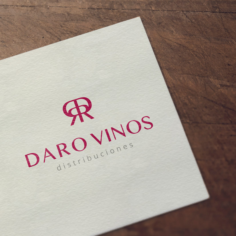 Daro Vinos Distribuciones Logotipo, Diseño Web Responsive, Diseño de Marca y Catálogo de Vinos Al Sur Estudio El Puerto Santa María Diseño Logo
