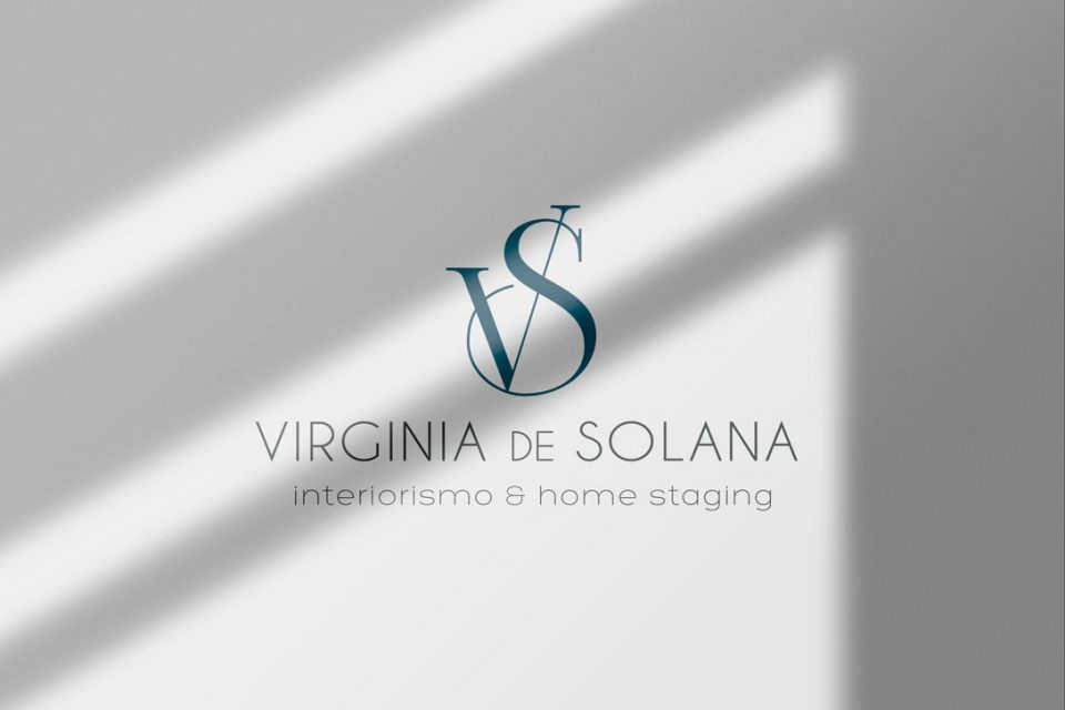 Virginia de Solana Interiorismo Branding Al Sur Estudio Logotipo