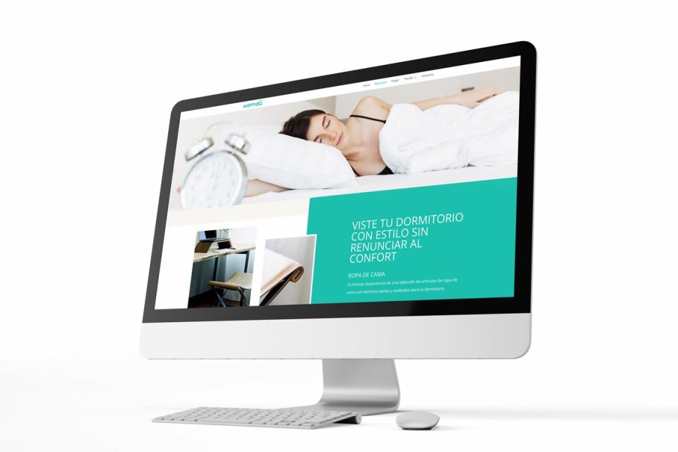 Komdu hogar y descanso diseño web tienda online al sur estudio